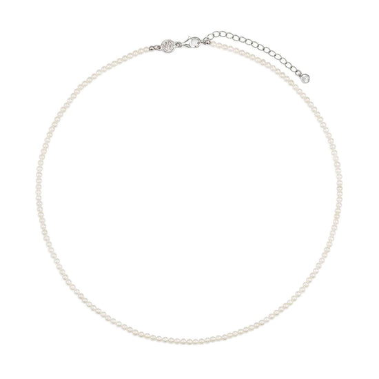 Collana girocollo Nomination in argento e perle di fiume MISURA UNICA