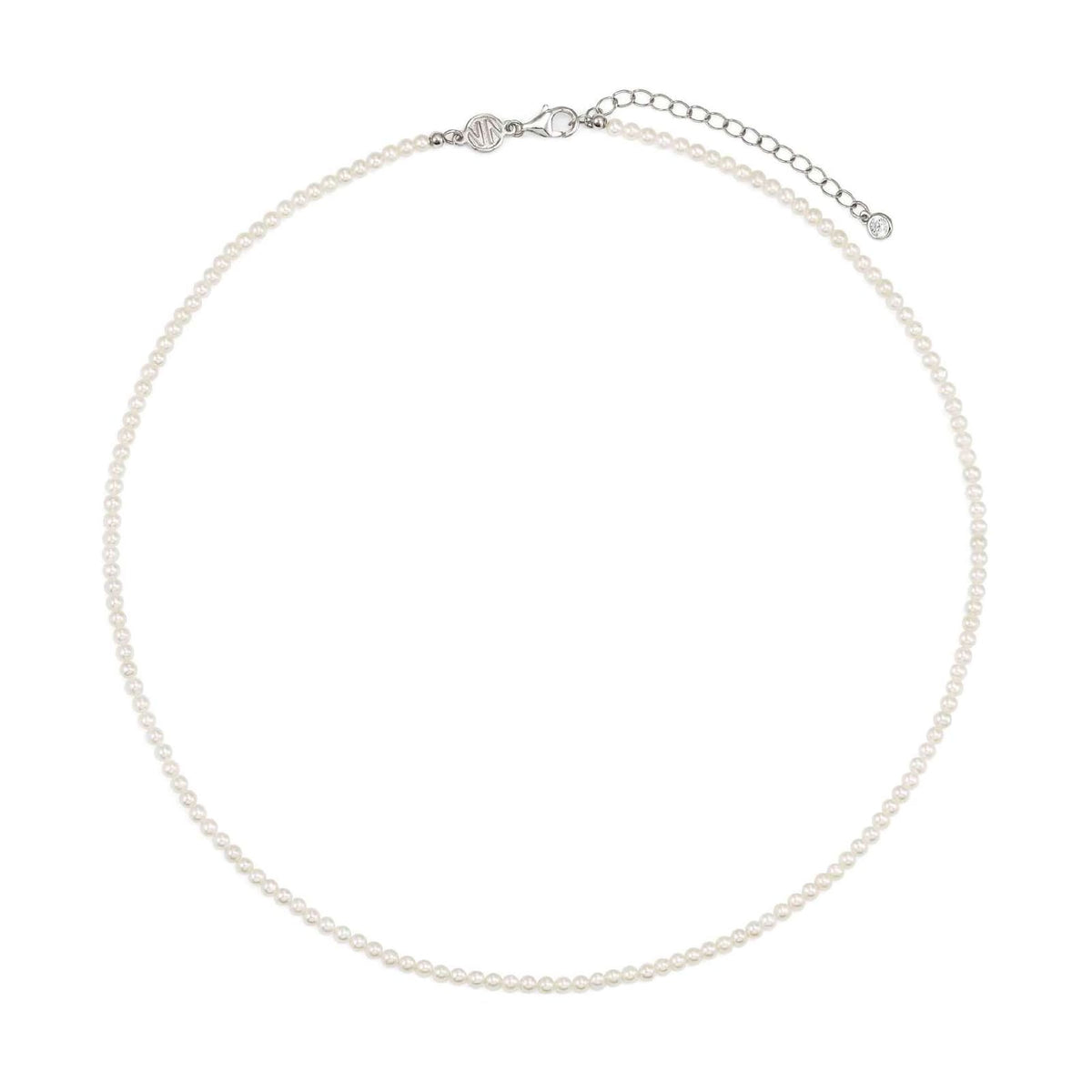 Collana girocollo Nomination in argento e perle di fiume MISURA UNICA