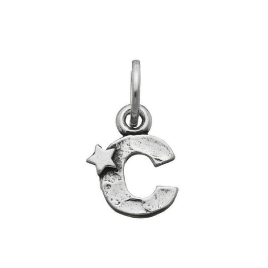 Charm donna Giovanni Raspini Charm "C" Con Stelle argento e iniziale 06649-1