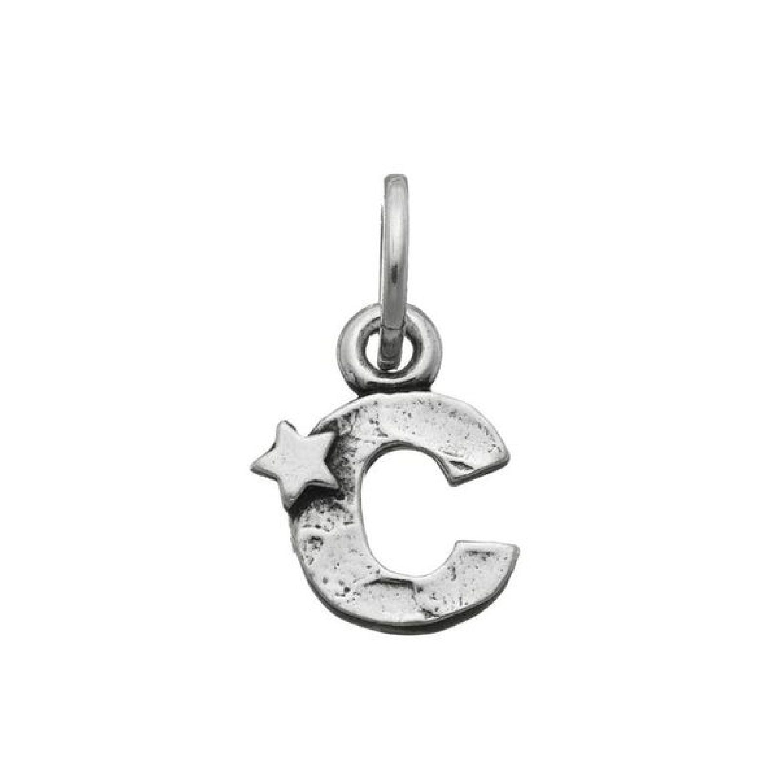 Charm donna Giovanni Raspini Charm "C" Con Stelle argento e iniziale 06649-1