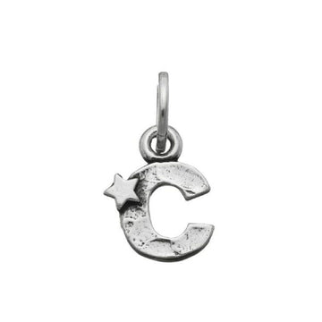 Charm donna Giovanni Raspini Charm "C" Con Stelle argento e iniziale 06649-1