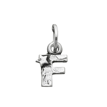 Charm donna Giovanni Raspini Charm "F" Con Stelle argento e iniziale 06652-1