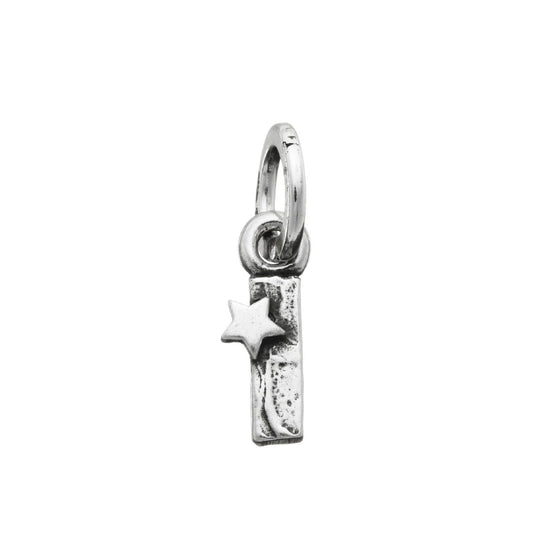 Charm donna Giovanni Raspini Charm "I" Con Stelle argento e iniziale 06655-1