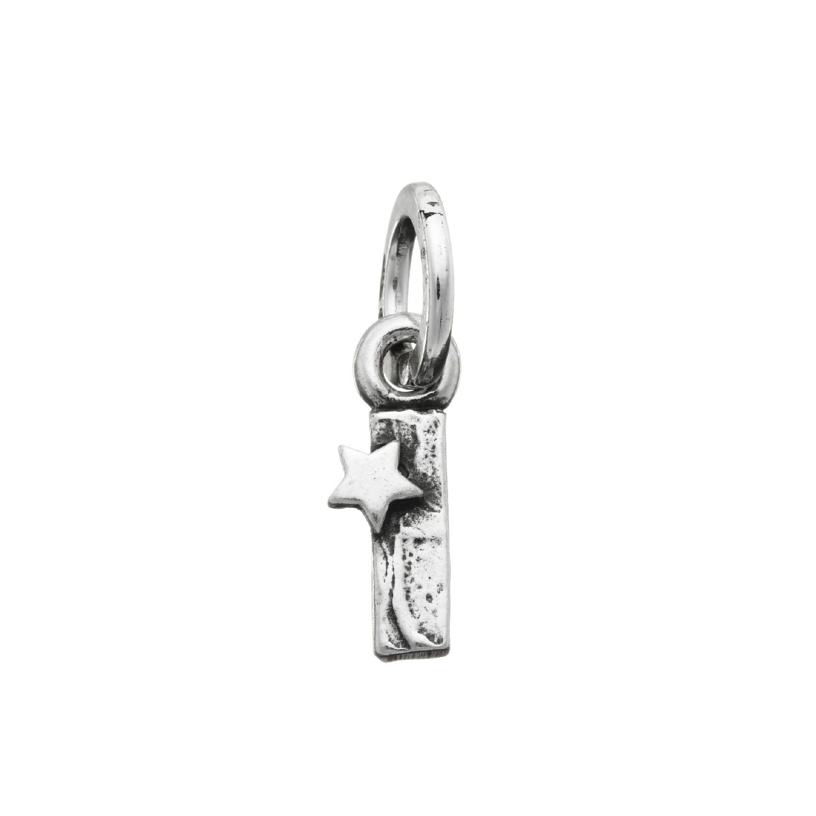 Charm donna Giovanni Raspini Charm "I" Con Stelle argento e iniziale 06655-1