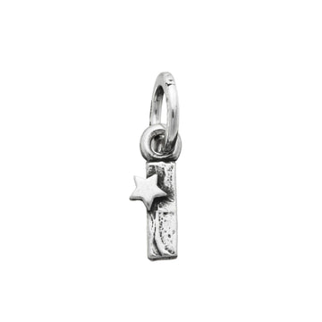 Charm donna Giovanni Raspini Charm "I" Con Stelle argento e iniziale 06655-1