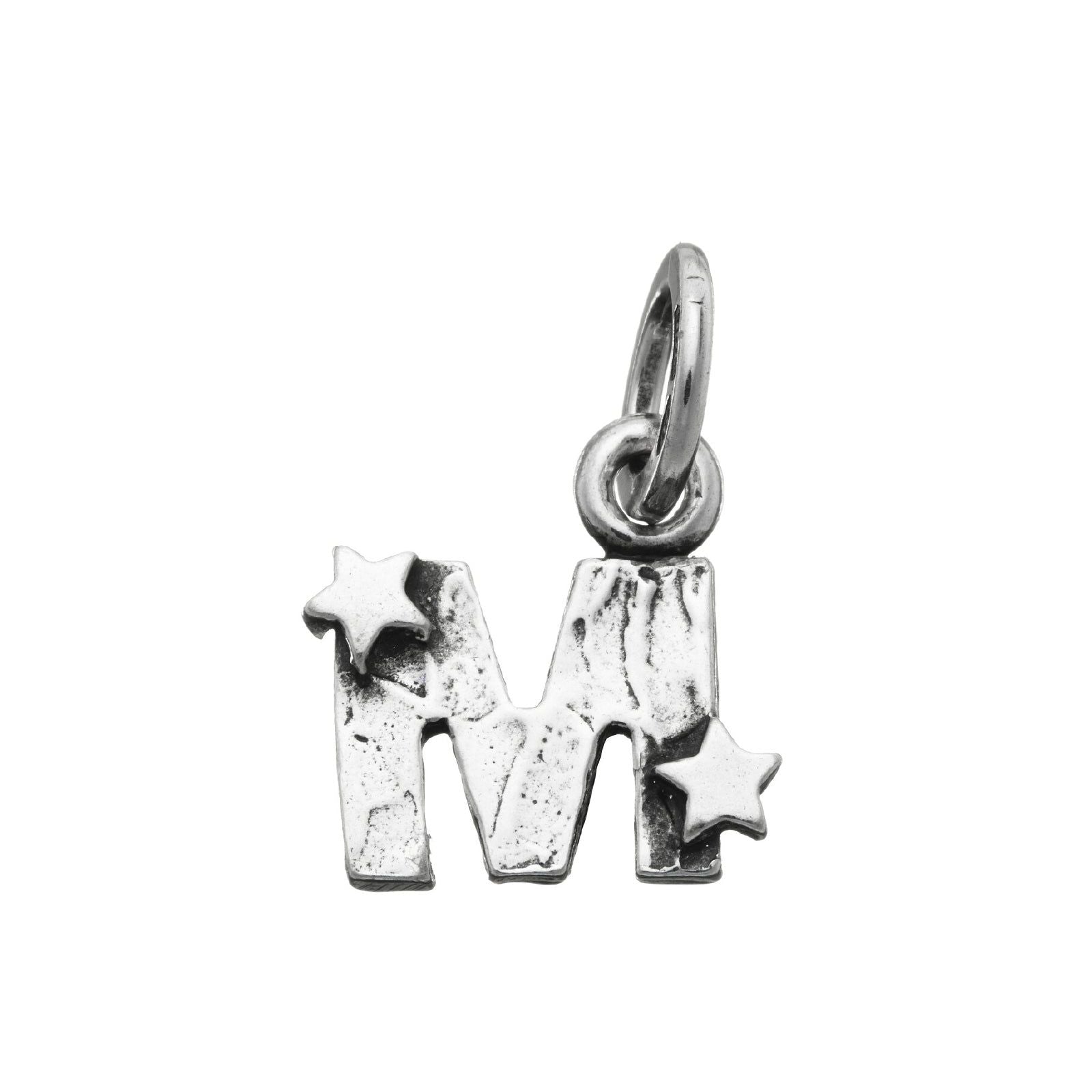 Charm donna Giovanni Raspini Charm "M" Con Stelle argento e iniziale 06657-1