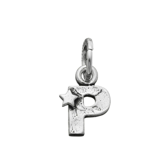Charm donna Giovanni Raspini Charm "P" Con Stelle argento e iniziale 06660-1