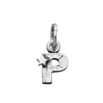 Charm donna Giovanni Raspini Charm "P" Con Stelle argento e iniziale 06660-1