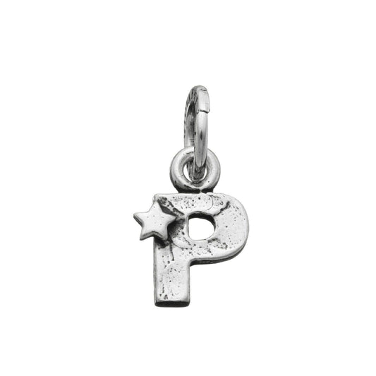 Charm donna Giovanni Raspini Charm "P" Con Stelle argento e iniziale 06660-1