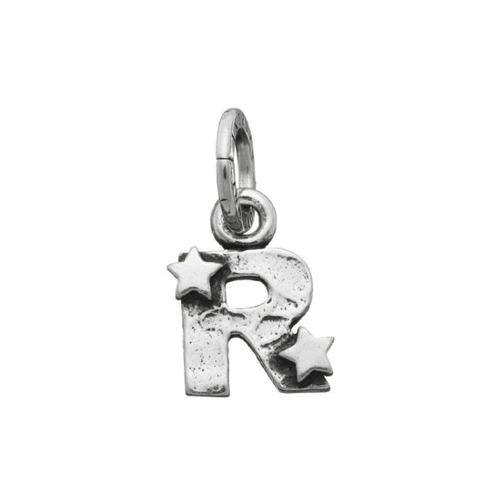 Charm donna Giovanni Raspini Charm "R" Con Stelle argento e iniziale 06662-1