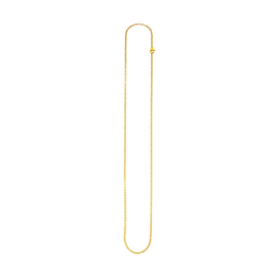 Collana donna Giovanni Raspini argento dorato con catena rolò 45cm 08560