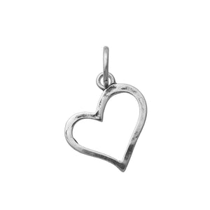 Charm pendente da donna della collezione Giovanni Raspini Charms a forma di cuore laterale super light  11093