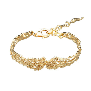 Bracciale rigido donna Giovanni Raspini Coral in argento dorato corallo 11924-1