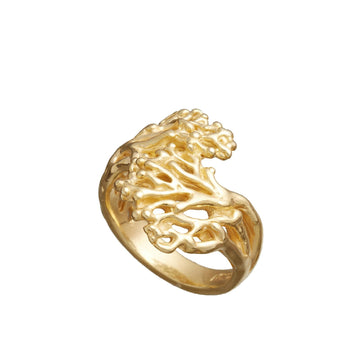 Anello donna Giovanni Raspini Coral in argento dorato corallo 11925-1