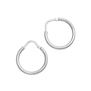 Orecchini cerchio medio donna Giovanni Raspini Essential in argento 11944-1