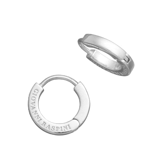 Orecchini cerchio piccolo donna Giovanni Raspini Huggie in argento 11948-1