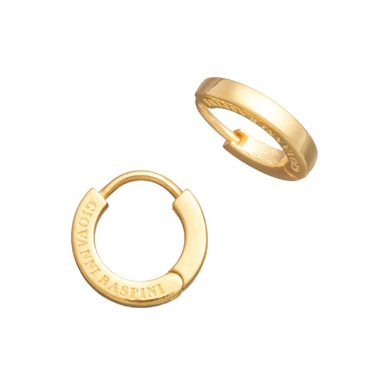 Orecchini cerchio piccolo donna Giovanni Raspini Huggie in argento dorato 11962-1