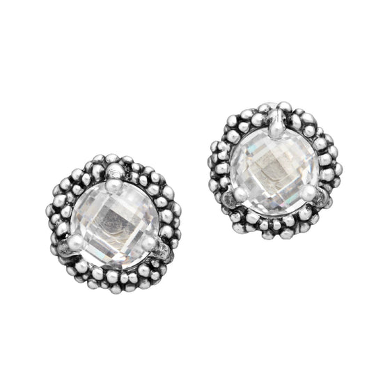 Orecchini donna Giovanni Raspini Shine Mini in argento zirconi in design perlage 11995-1