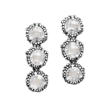 Orecchini trilogy donna Giovanni Raspini Cascata Shine argento zirconi 11996-1
