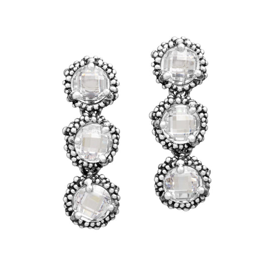 Orecchini trilogy donna Giovanni Raspini Cascata Shine argento zirconi 11996-1