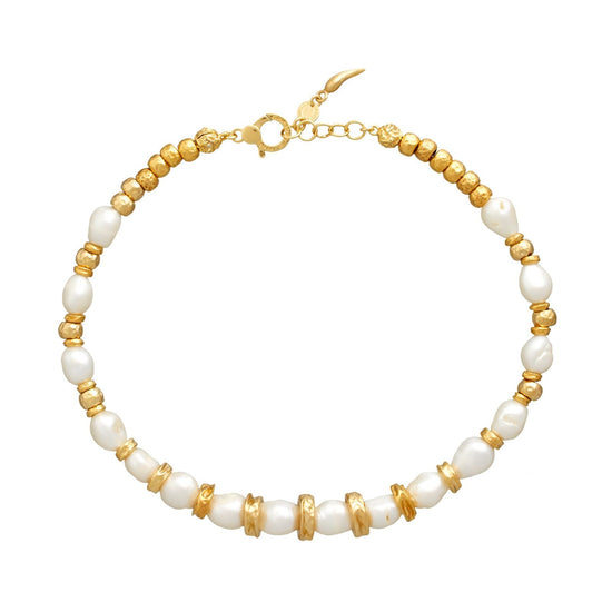Collana donna Giovanni Raspini Riviera in argento dorato con perle 12001-1