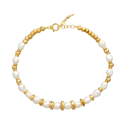 Collana donna Giovanni Raspini Riviera in argento dorato con perle 12001-1