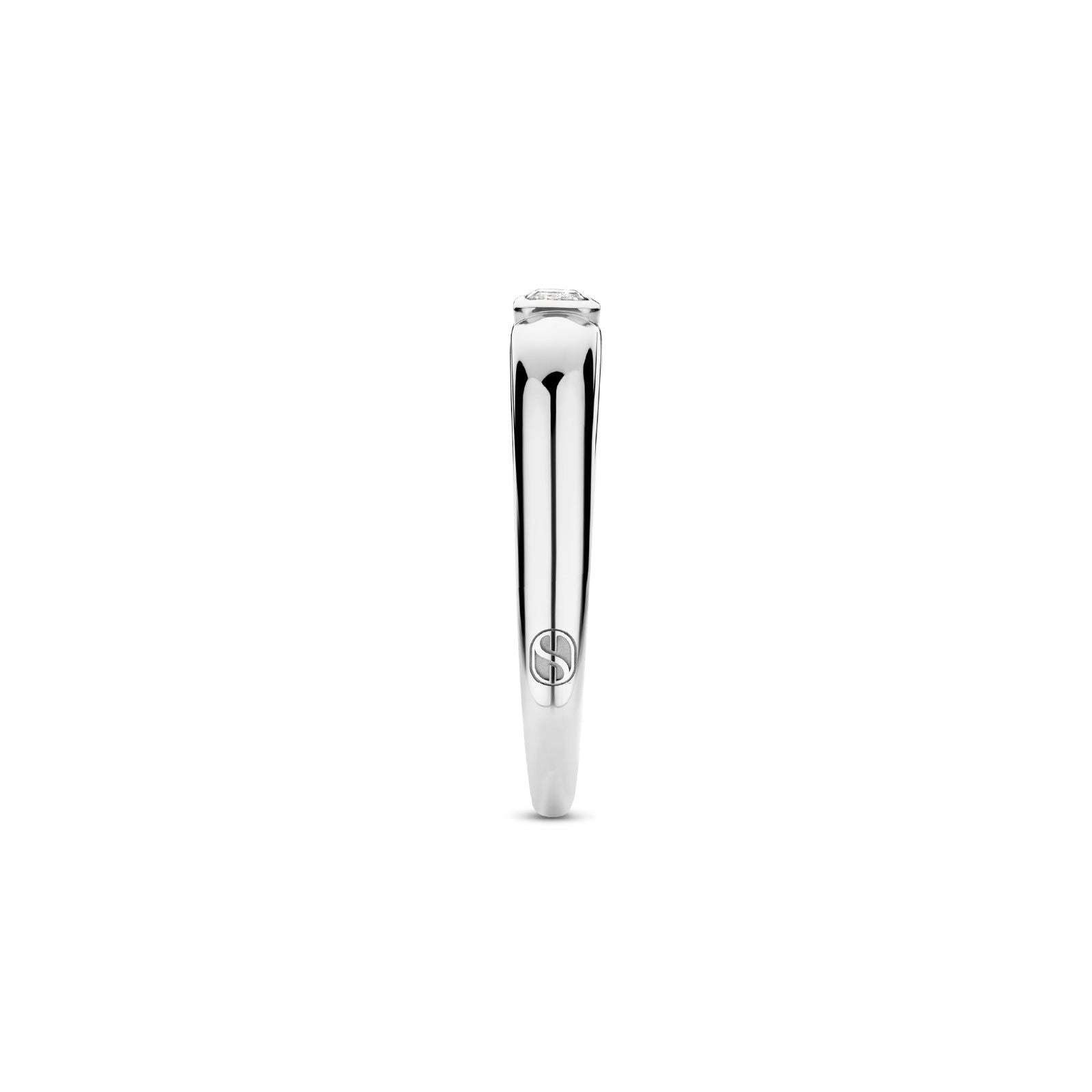 Anello solitario donna TI SENTO Milano in argento zircone 12329ZI-2