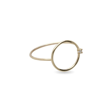 Anello Rubinia Filodamore cerchio con diamante 0,027ct 12