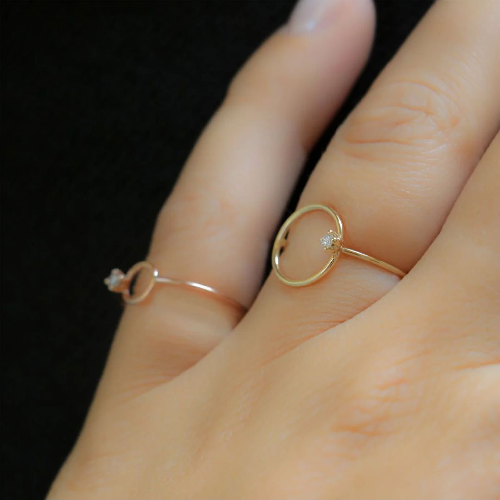 Anello Rubinia Filodamore cerchio con diamante 0,027ct 12