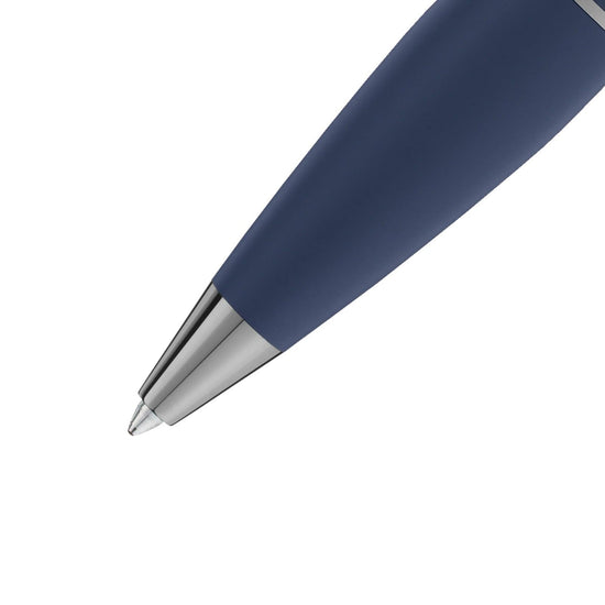 Penna a sfera Montblanc StarWalker decori Widmanstätten blu in resina 130213-4