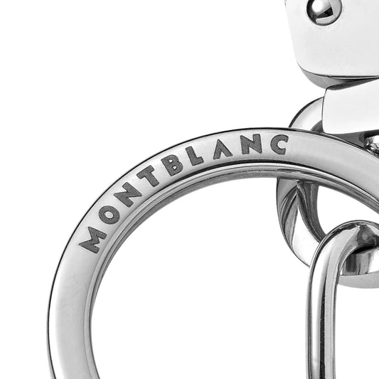 Portachiavi Montblanc Meisterstück uomo acciaio, ottone, alluminio argento verde 131104-2