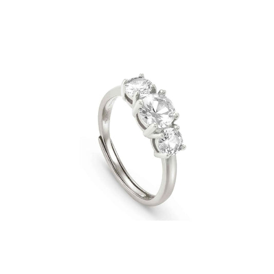 Anello trilogy donna Nomination Colour Wave in argento con zirconi 149815-001-1