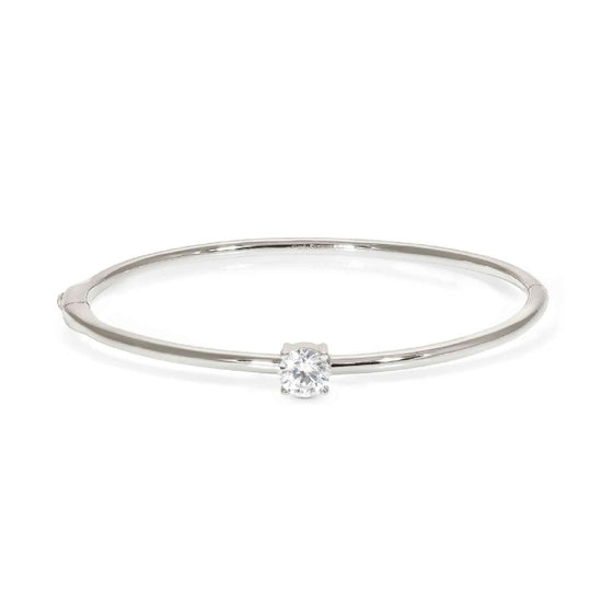 Bracciale rigido piccolo Nomination Colour Wave donna in argento con zircone 149818-010-1