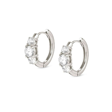 Orecchini donna Nomination Colour Wave in argento e zirconi bianchi 149823-001-1