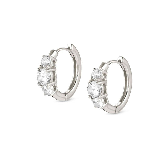 Orecchini donna Nomination Colour Wave in argento e zirconi bianchi 149823-001-1