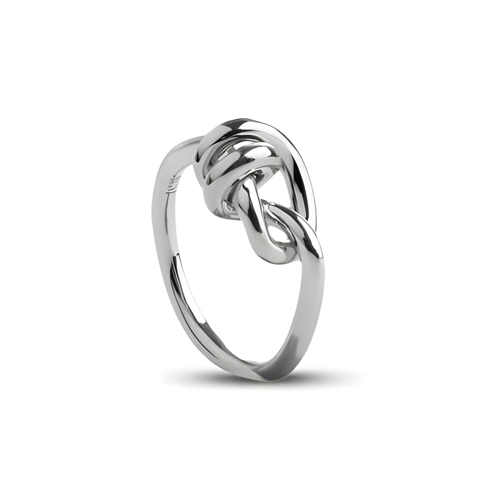 Anello Rubinia Filodamore argento 925 con nodino annodato 14