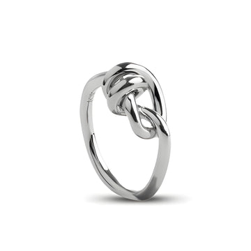 Anello Rubinia Filodamore argento 925 con nodino annodato 14
