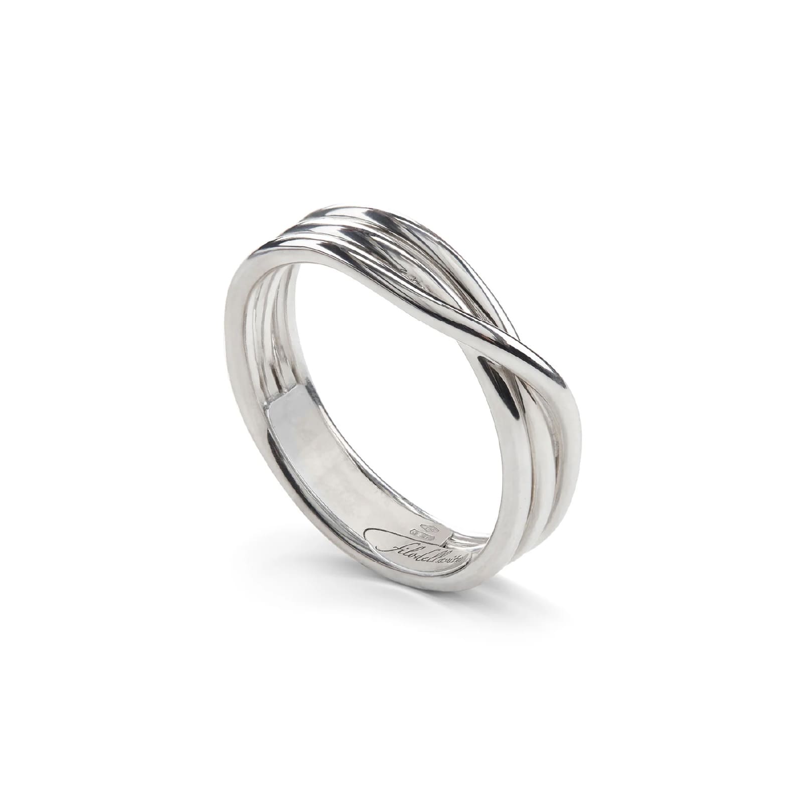 Anello Rubinia Filodellavita 3 fili in argento 925 14