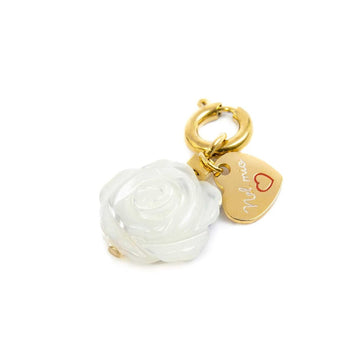 Charm donna Marlù Nel Mio Cuore in acciaio dorato rosa in madreperla e cuore 15CH174G-W-1
