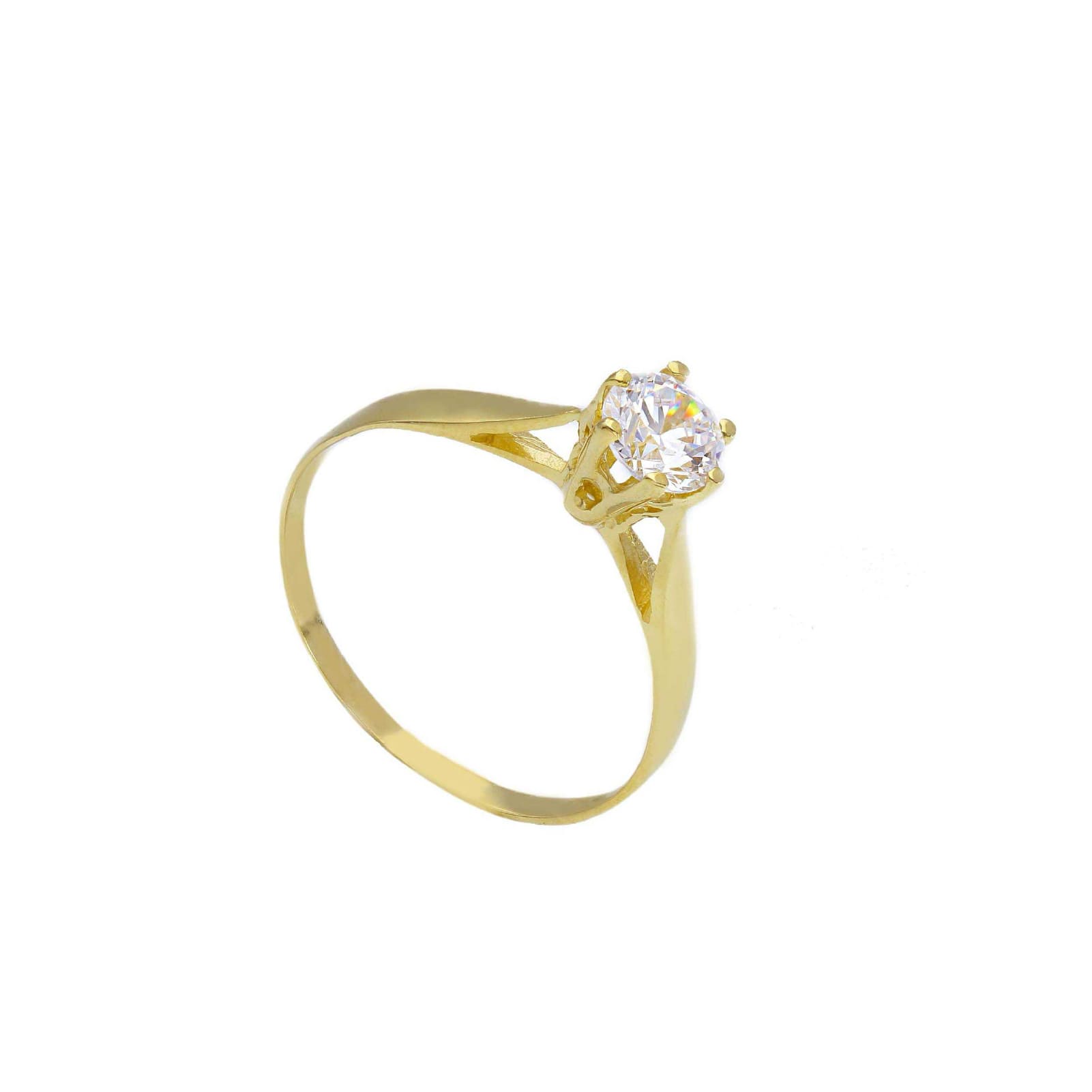 Anello solitario Joy Gioielli in oro giallo 9 KT da donna 15