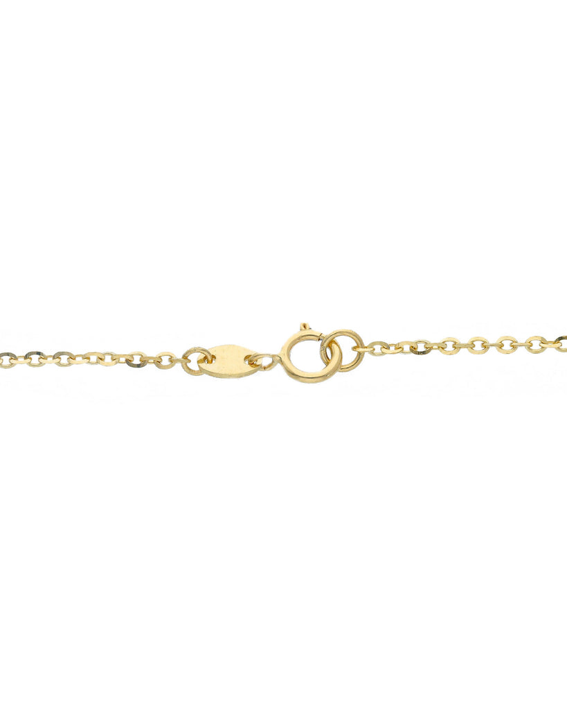 Collana girocollo da donna JOY Gioielli Oro realizzato in oro giallo, rosé e bianco 18 kt con tre piccole sfere pendenti 168790