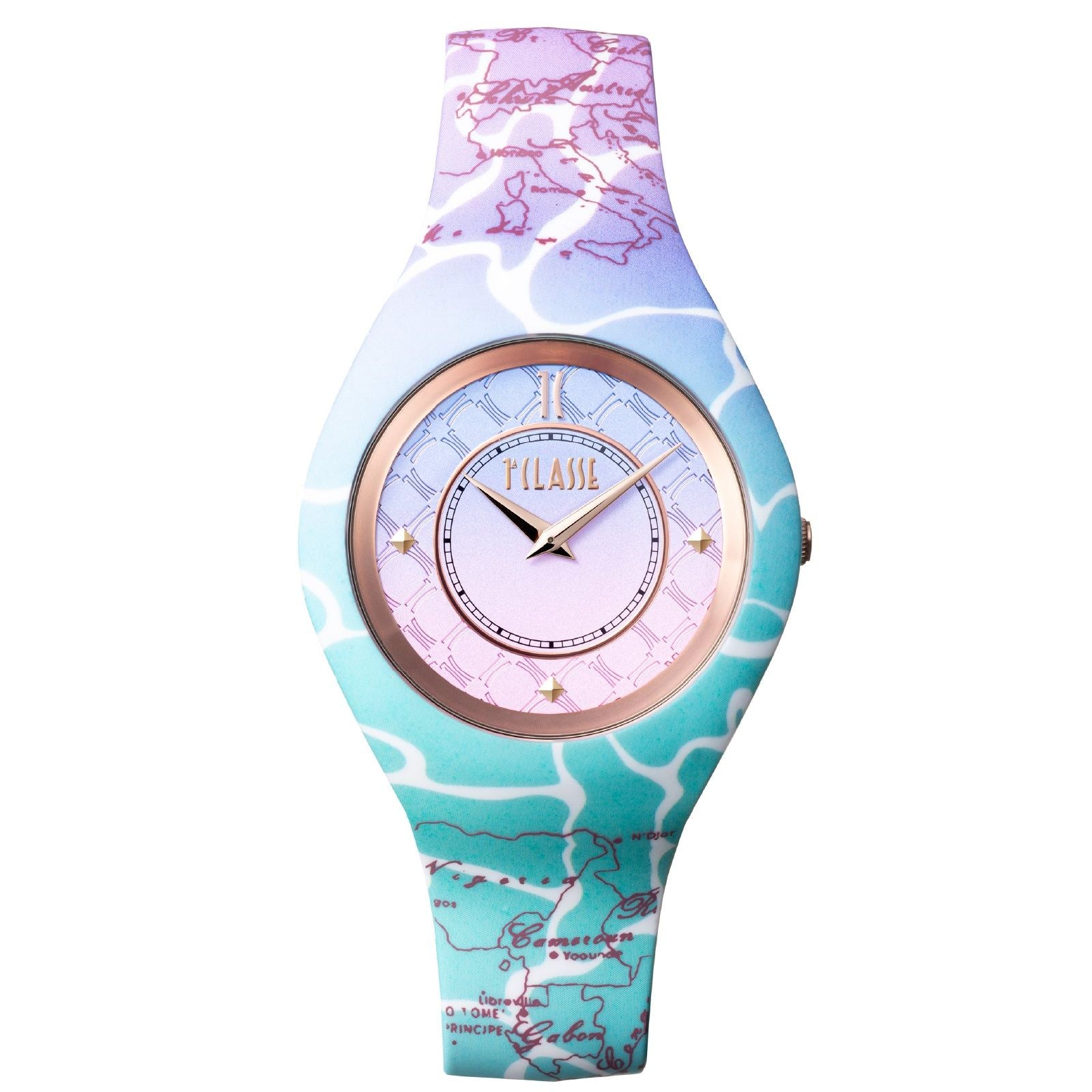 Orologio donna Alviero Martini 1ª Classe Saint-Tropez silicone multicolor 40mm 1691002-1
