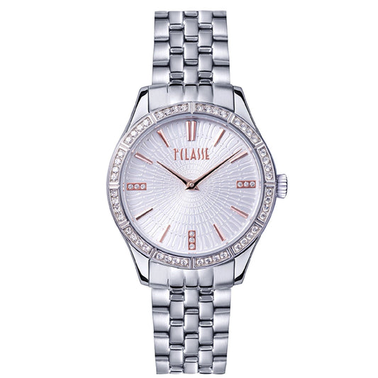 Orologio donna Alviero Martini 1ª Classe Cannes acciaio e cristalli 32mm 1691003-1