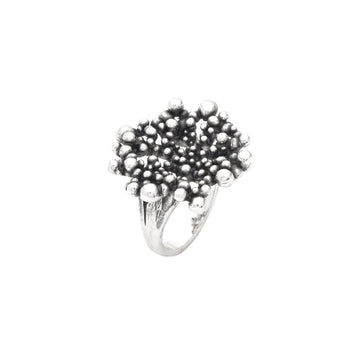 Anello Giovanni Raspini Perlage in argento 925 brunito 16