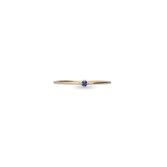 Anello Rubinia Filodamore in oro e zaffiro blu 0,022ct 16