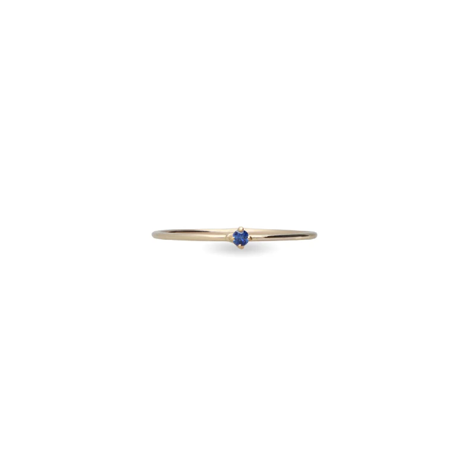 Anello Rubinia Filodamore in oro e zaffiro blu 0,022ct 16