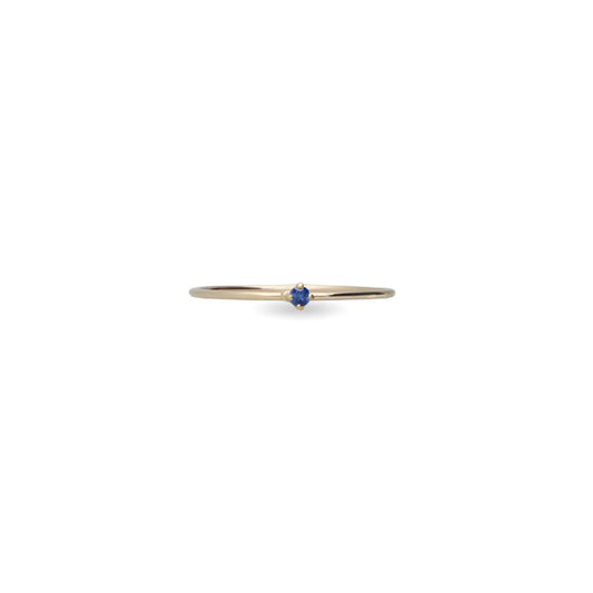 Anello Rubinia Filodamore in oro e zaffiro blu 0,022ct 16