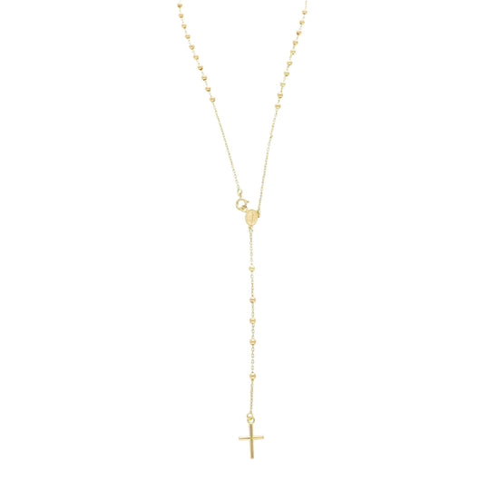 Collana rosario unisex JOY Gioielli Oro in oro giallo miracolosa e croce 188158