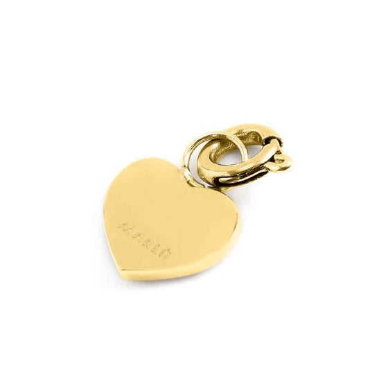 Charm Marlù Time To donna acciaio dorato a cuore ricoperto da zirconi 18CH091G-W-2