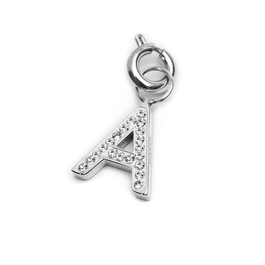 Charm Marlù Time To donna acciaio iniziale A ricoperto da zirconi 18CH133W-A-1